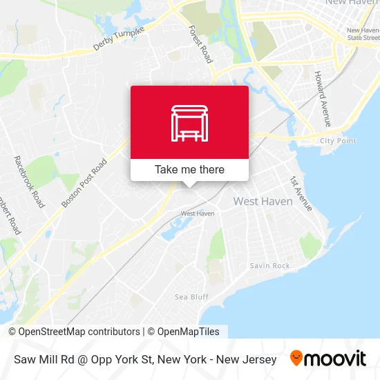 Saw Mill Rd @ Opp York St map