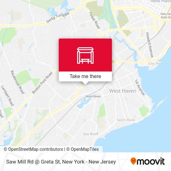 Saw Mill Rd @ Greta St map