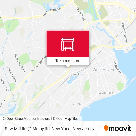 Saw Mill Rd @ Meloy Rd map
