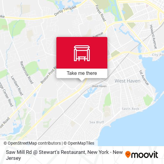 Mapa de Saw Mill Rd @ Stewart's Restaurant