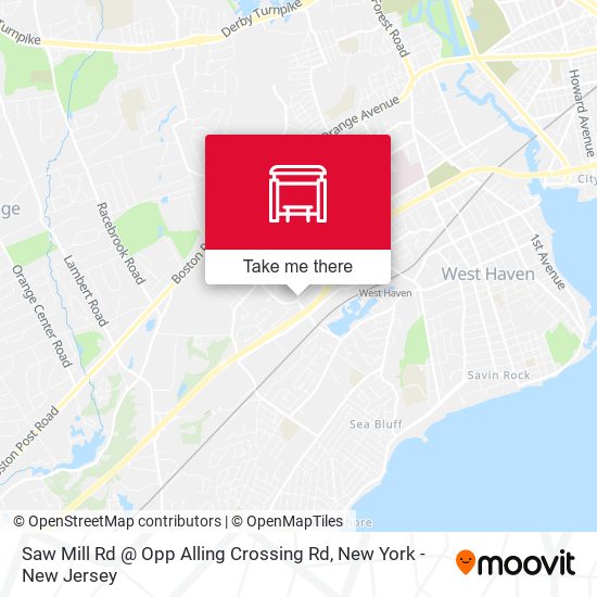 Saw Mill Rd @ Opp Alling Crossing Rd map