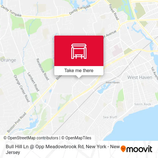 Bull Hill Ln @ Opp Meadowbrook Rd map