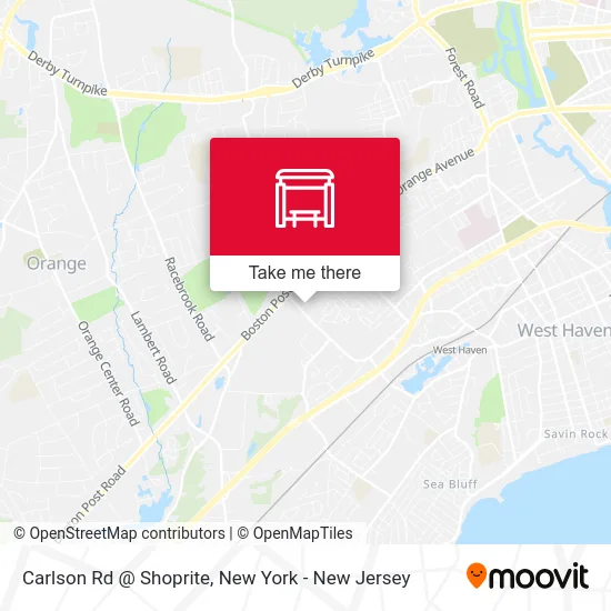 Carlson Rd @ Shoprite map