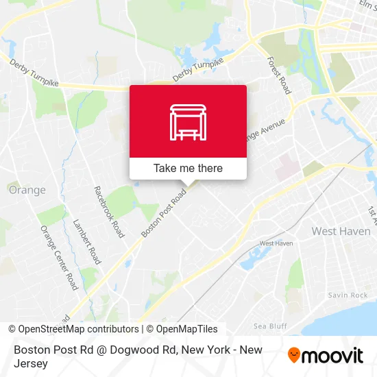 Boston Post Rd @ Dogwood Rd map