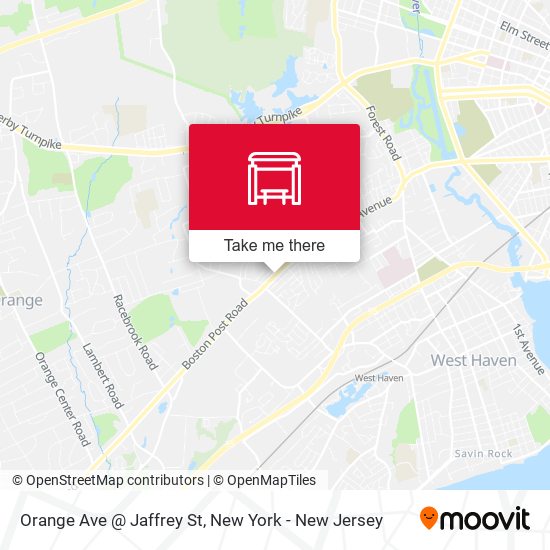 Mapa de Orange Ave @ Jaffrey St