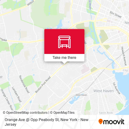 Orange Ave @ Opp Peabody St map