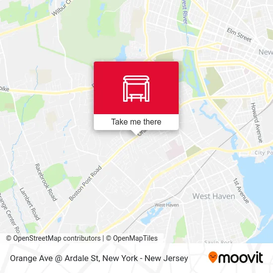 Orange Ave @ Ardale St map