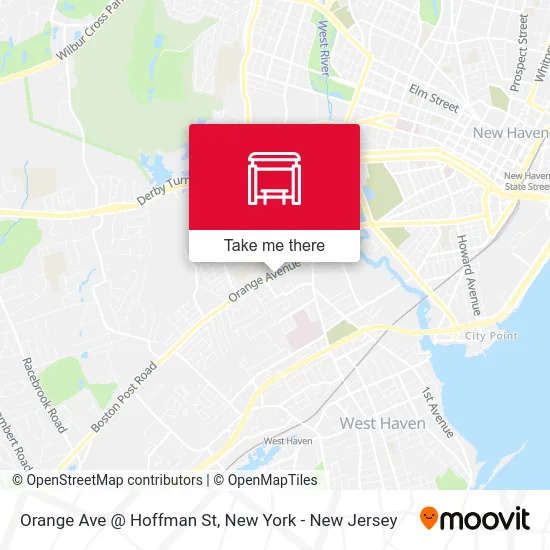 Orange Ave @ Hoffman St map