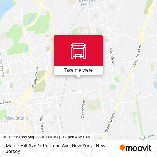 Mapa de Maple Hill Ave @ Robbins Ave