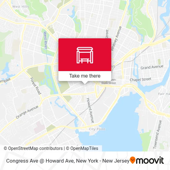 Congress Ave @ Howard Ave map