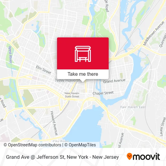 Grand Ave @ Jefferson St map