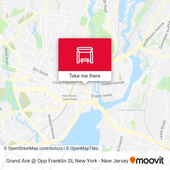 Grand Ave @ Opp Franklin St map