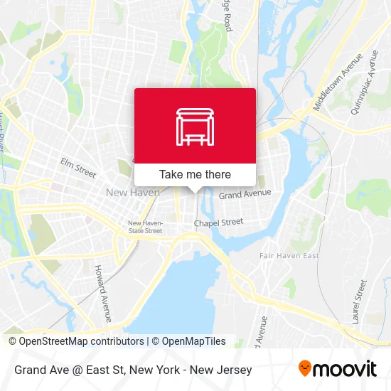 Grand Ave @ East St map