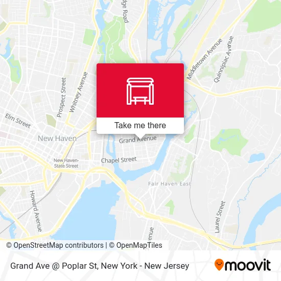 Grand Ave @ Poplar St map