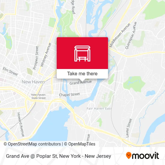 Grand Ave @ Poplar St map