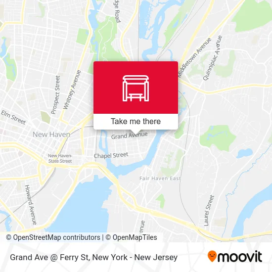 Grand Ave @ Ferry St map