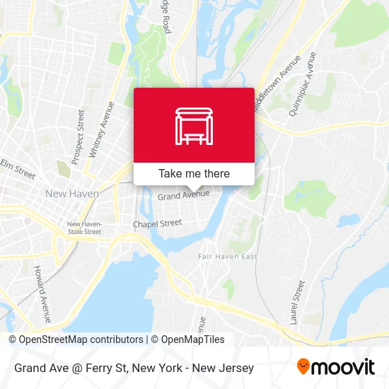 Grand Ave @ Ferry St map