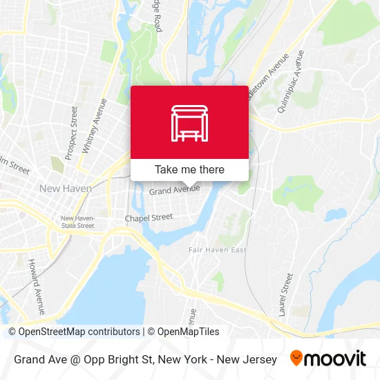 Grand Ave @ Opp Bright St map