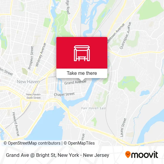 Grand Ave @ Bright St map