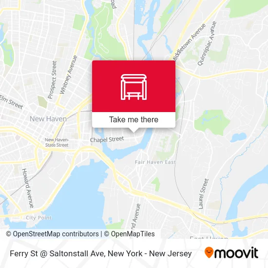 Ferry St @ Saltonstall Ave map