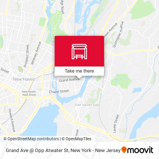 Mapa de Grand Ave @ Opp Atwater St