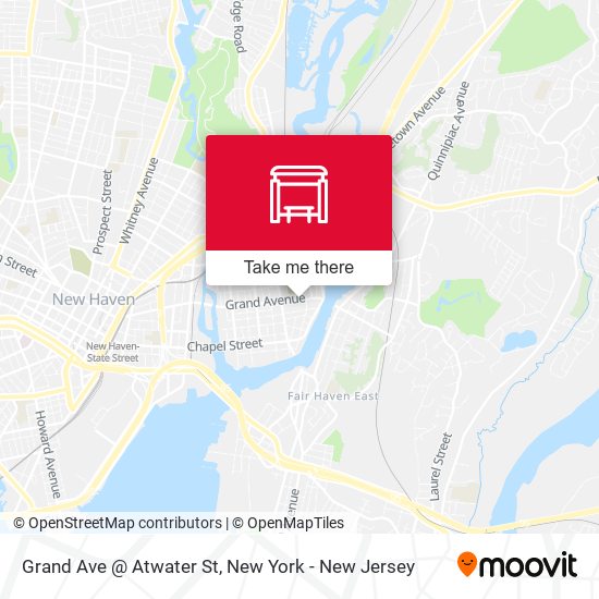 Mapa de Grand Ave @ Atwater St