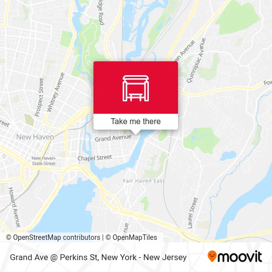 Grand Ave @ Perkins St map