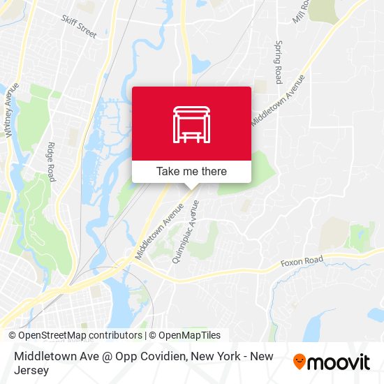 Mapa de Middletown Ave @ Opp Covidien