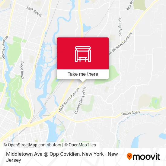 Middletown Ave @ Opp Covidien map