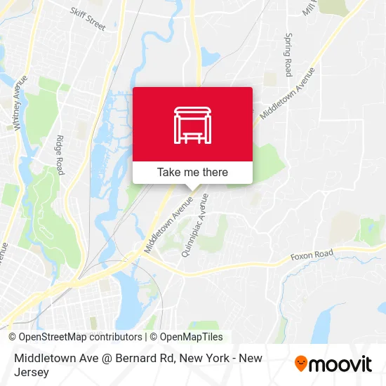 Middletown Ave @ Bernard Rd map