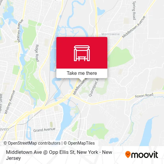 Middletown Ave @ Opp Ellis St map