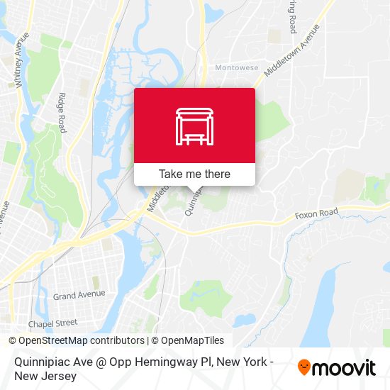 Quinnipiac Ave @ Opp Hemingway Pl map