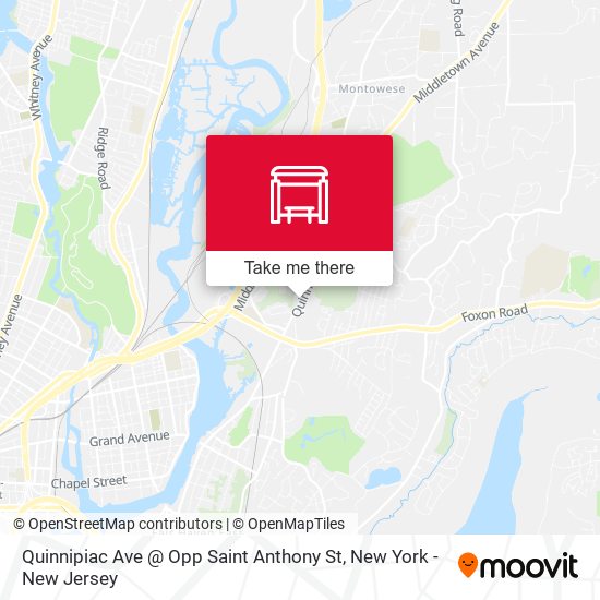 Mapa de Quinnipiac Ave @ Opp Saint Anthony St
