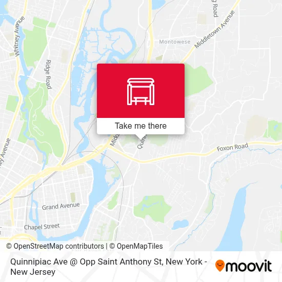 Quinnipiac Ave @ Opp Saint Anthony St map