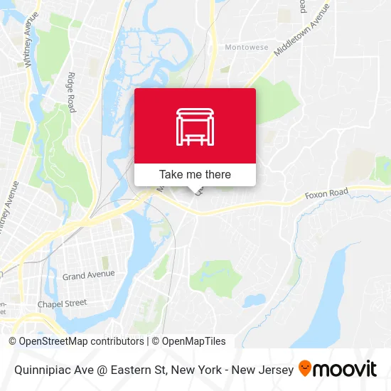 Quinnipiac Ave @ Eastern St map