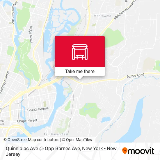 Mapa de Quinnipiac Ave @ Opp Barnes Ave