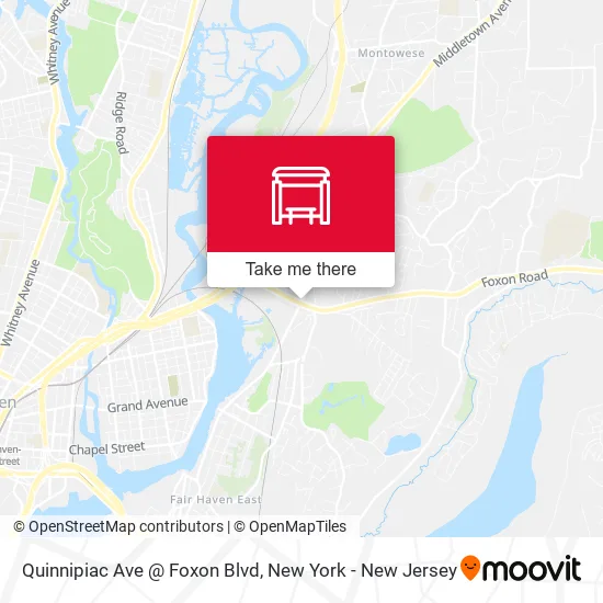 Mapa de Quinnipiac Ave @ Foxon Blvd