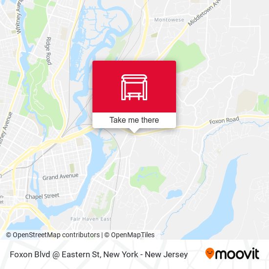 Mapa de Foxon Blvd @ Eastern St