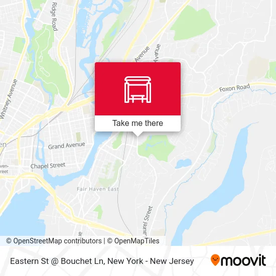 Eastern St @ Bouchet Ln map