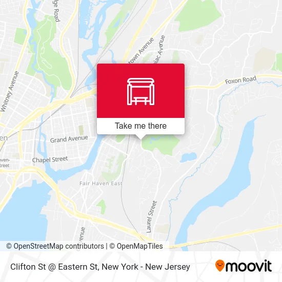 Clifton St @ Eastern  St map