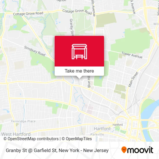 Granby St @ Garfield St map