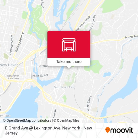 Mapa de E Grand Ave @ Lexington Ave
