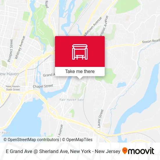 E Grand Ave @ Sherland Ave map