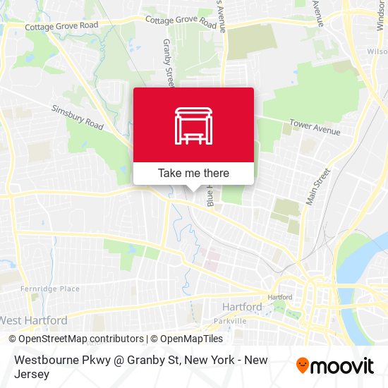 Mapa de Westbourne Pkwy @ Granby St