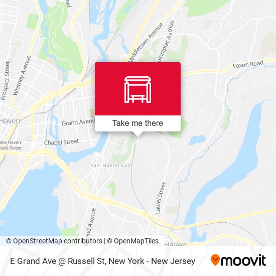 Mapa de E Grand Ave @ Russell St