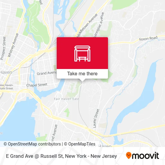 E Grand Ave @ Russell St map