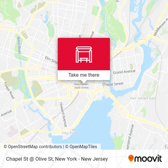 Chapel St @ Olive St map