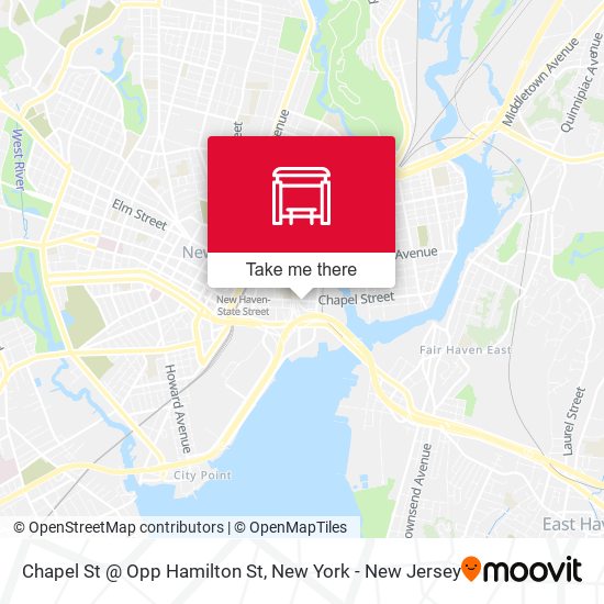 Chapel St @ Opp Hamilton St map