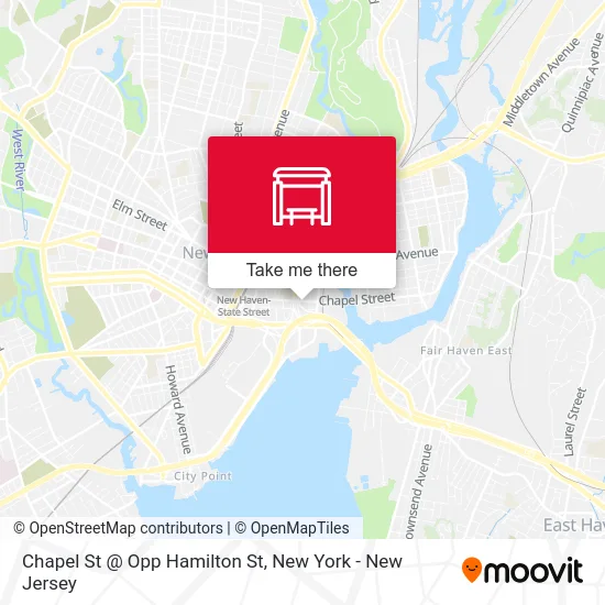 Chapel St @ Opp Hamilton St map