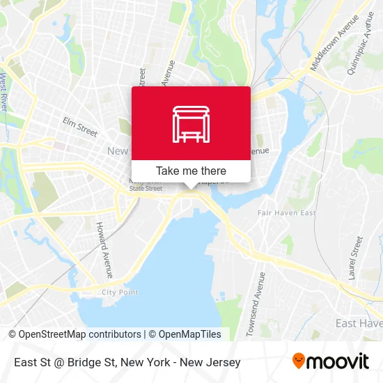 East St @ Bridge St map